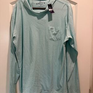 Men's NWT Lightweight teal Cape Cod hoody XL